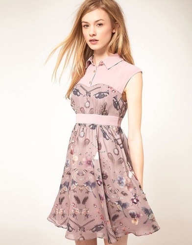 Ted baker curiosity print bird - ted,