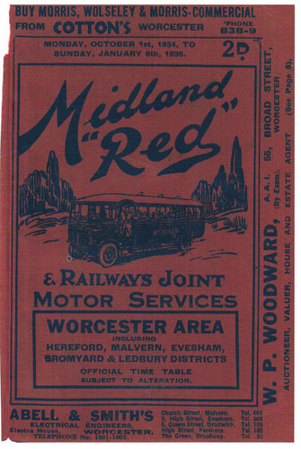 1934 midland red bus - midland,