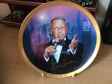 franklin mint frank sinatra musical plate New York