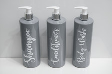 GLOSS WHITE TEXT GREY BOTTLE