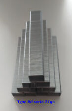 Type 80 series 6 8 10 12 14 16 mm 21 Ga galvanised upholstery staples 10000 pcs