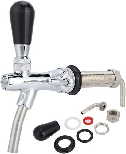 Adjustable draft beer faucet - beer,