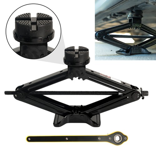 Ton steel scissor jack car - 3,