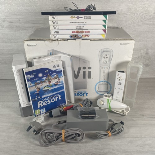 Nintendo wii console white - console,