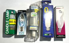 Candle Bulbs 60w BC SES SBC