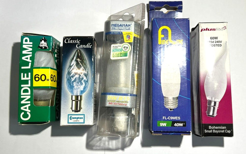 Candle bulbs 60w ses - bulbs, sbc