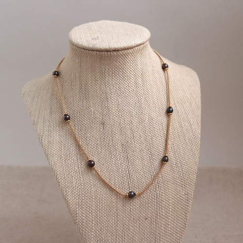18k gold station pearl - 18k,