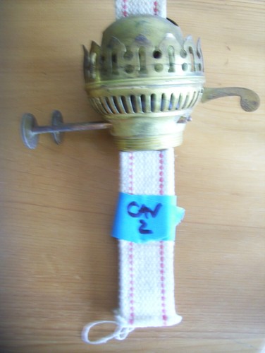 Duplex brass oil lamp - oil,