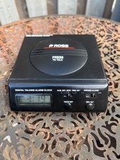 Vintage Ross Talking Alarm Clock with Digital Display