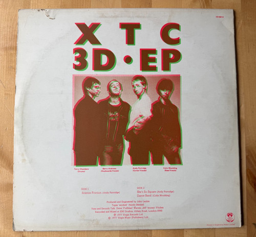 Xtc science friction vinyl - friction,