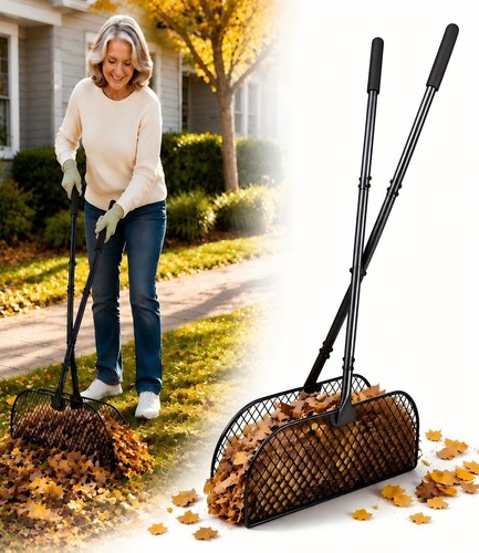 Leaf grabber rake - leaf,