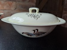 Midwinter Stylecraft Peter Scott Wild Geese Lidded Tureen Vegetable Dish - 1960s