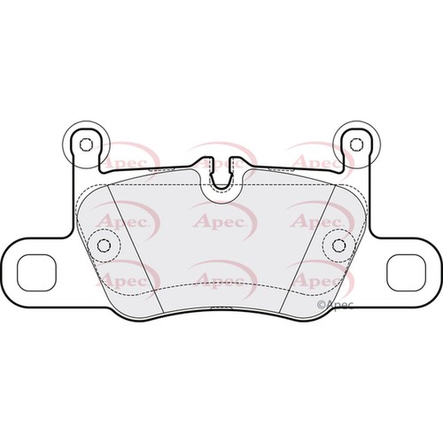 Brake pads set - pads, 911