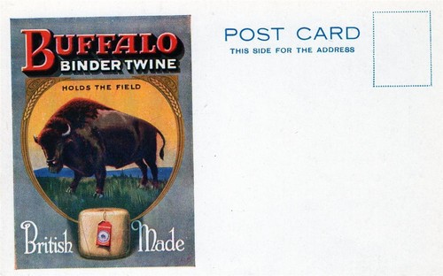 Buffalo binder twine poster - buffalo,