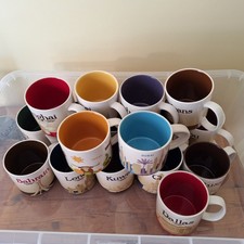 starbucks mugs 16 oz, box of 48 asstd countries and cities, excellent condition