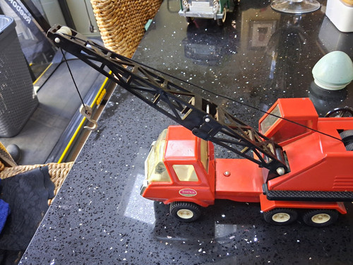 Tonka crane truck construction - truck,