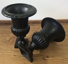 Pair Of Black, Victorian, Cast
