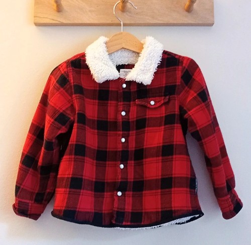 Polarn pyret kids red check - pyret,
