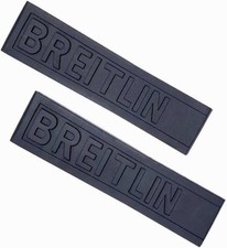 BREITLING 24MM Diver Pro Black Cut To Size Rubber Strap  (No Buckle)