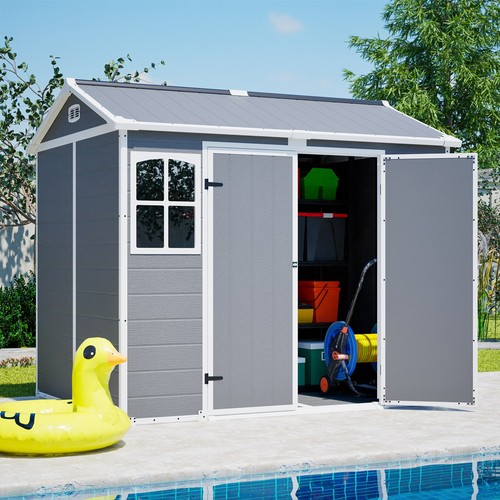 8x6ft resin outdoor storage - 8x6ft,