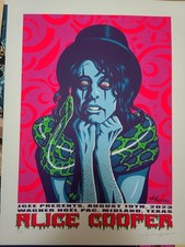 Alice Cooper Concert Poster