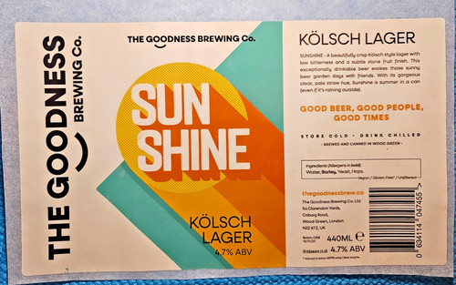 Craft beer can labels - -, the
