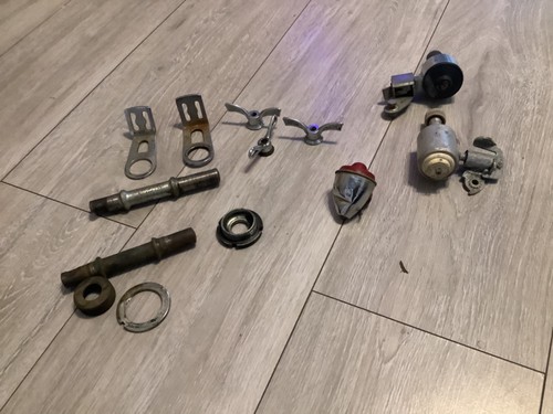 Vintage bike axles - .wing, nuts