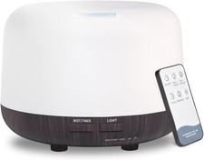 Aroma Diffuser 300ml Ultrasonic Cool Mist 4 Timer Remote Control Auto Off-Dirty