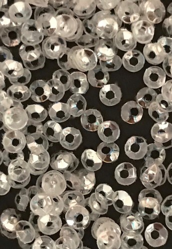 Sequins 3mm diamond crystal - 3mm,