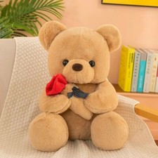 Soft Plush Teddy Bear Toy - Valentine's Gift for Kids & Adults, Birthdays & More
