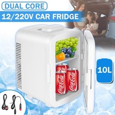 4/10L Mini Fridge Portable Table Top Electric Cooler Warmer Ice Box Car Home