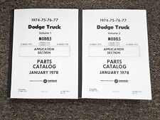 1976 Dodge M300 M400 M500