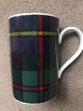 Vintage Dunoon MacLeod Tartan stoneware mug made in Scotland