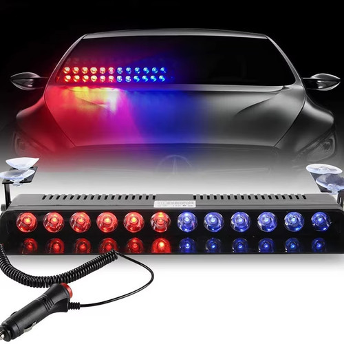 Led red blue strobe - 12,