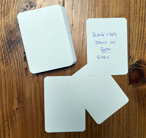 Blank 63mm 88mm poker size - 50,