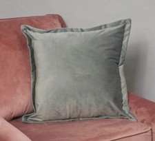 Debenhams Grey Velvet Cushion