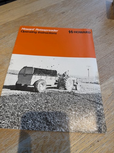 Howard rotaspreader manual - howard,
