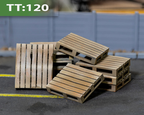 Model railway shipping pallets - model,