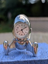 Rocket Stainless steel miniature clock