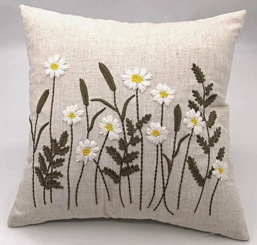 Hand embroidered floral - hand,