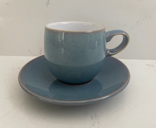 Rare denby azure cup and - 1,