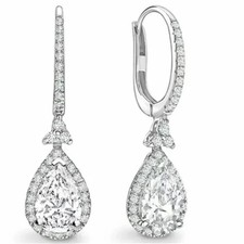 3.50 CT Pear Cut Moissanite