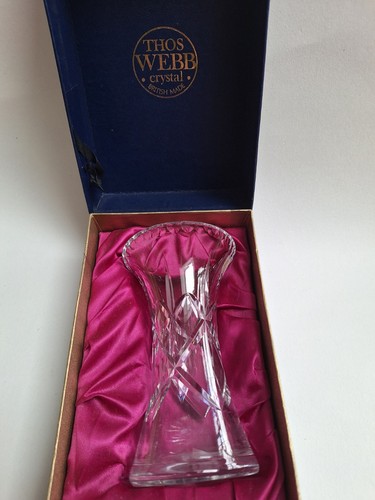 Thomas webb crystal posy vase - webb,