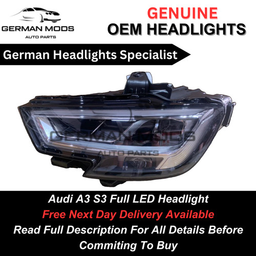 Headlight audi rs3 8v - audi, s3