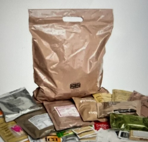 British army 24hr halal ration - army,