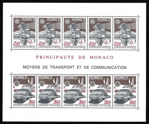 Monaco stamps sheetlet block - monaco,