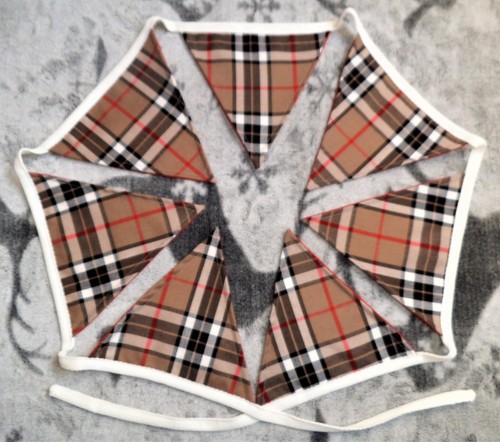 Handmade beige checked - handmade,