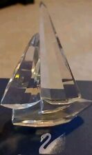 SWAROVSKI  Large SAILING BOAT 183269 Original Box. 4" Tall