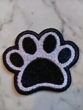 CAT DOG PAW FOOT  Embroidered Iron on Patch Sew On Badge 