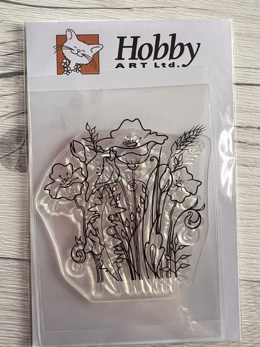 Hobby art ltd - poppies, stamp